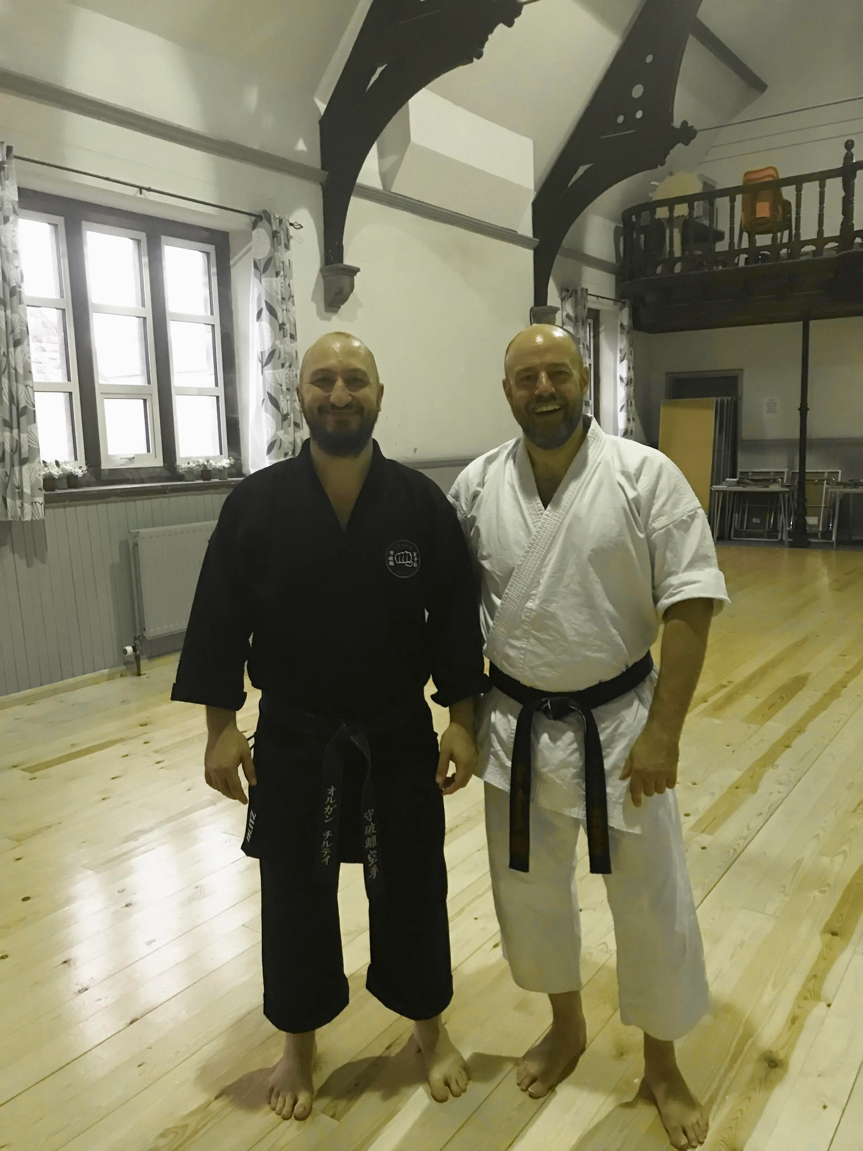 Olgun Tiltay training with Iain Abernethy Sensei [8th Dan Katare]